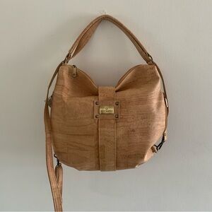 Bent and Bree cork hobo bag